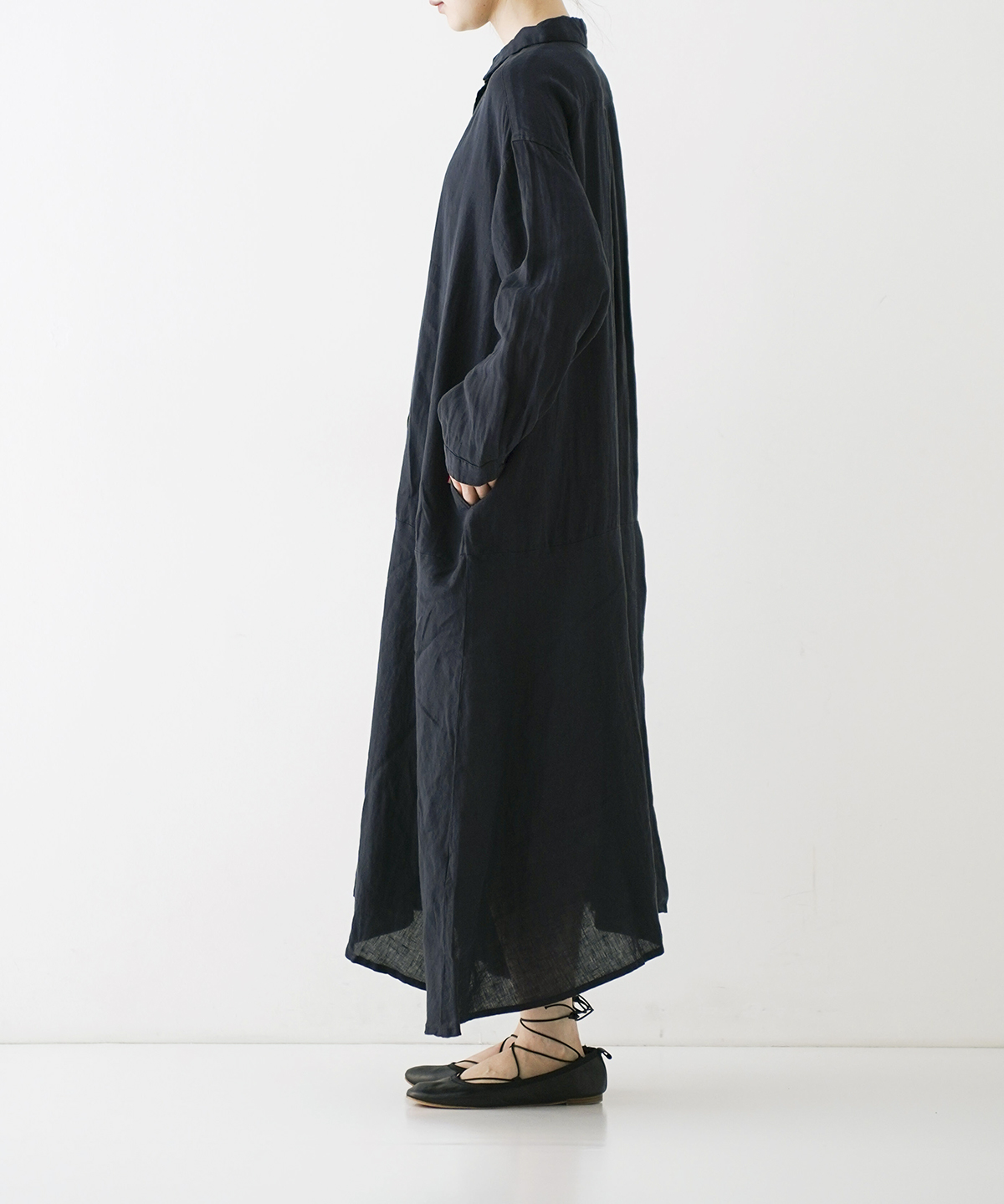 ネストローブ　nest Robe リネンワンピース リネンドレープワンピース｜nest Robe / CONFECT ONLINE SHOP