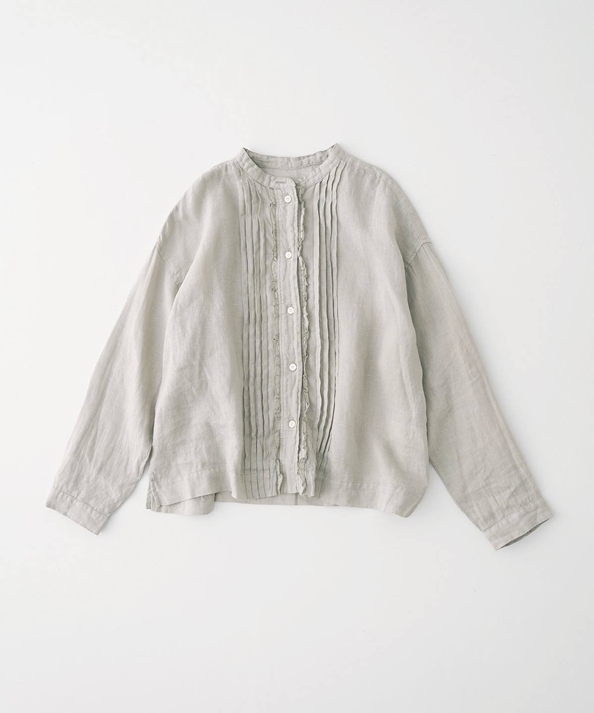 今季 ネストローブ プレーンリネンタックフロントシャツ 今期 ネストローブ プレーンリネンタックフロントシャツ