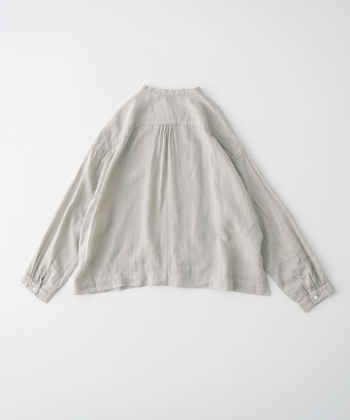 プレーンリネンタックフロントシャツ｜nest Robe / CONFECT ONLINE SHOP