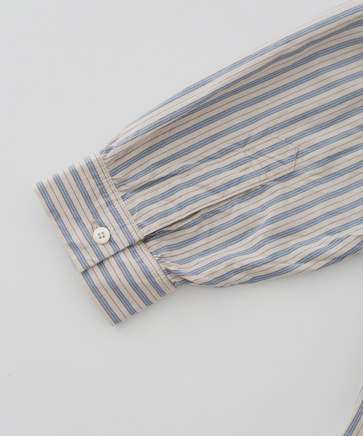 コットンストライププルオンシャツ｜nest Robe / CONFECT ONLINE SHOP