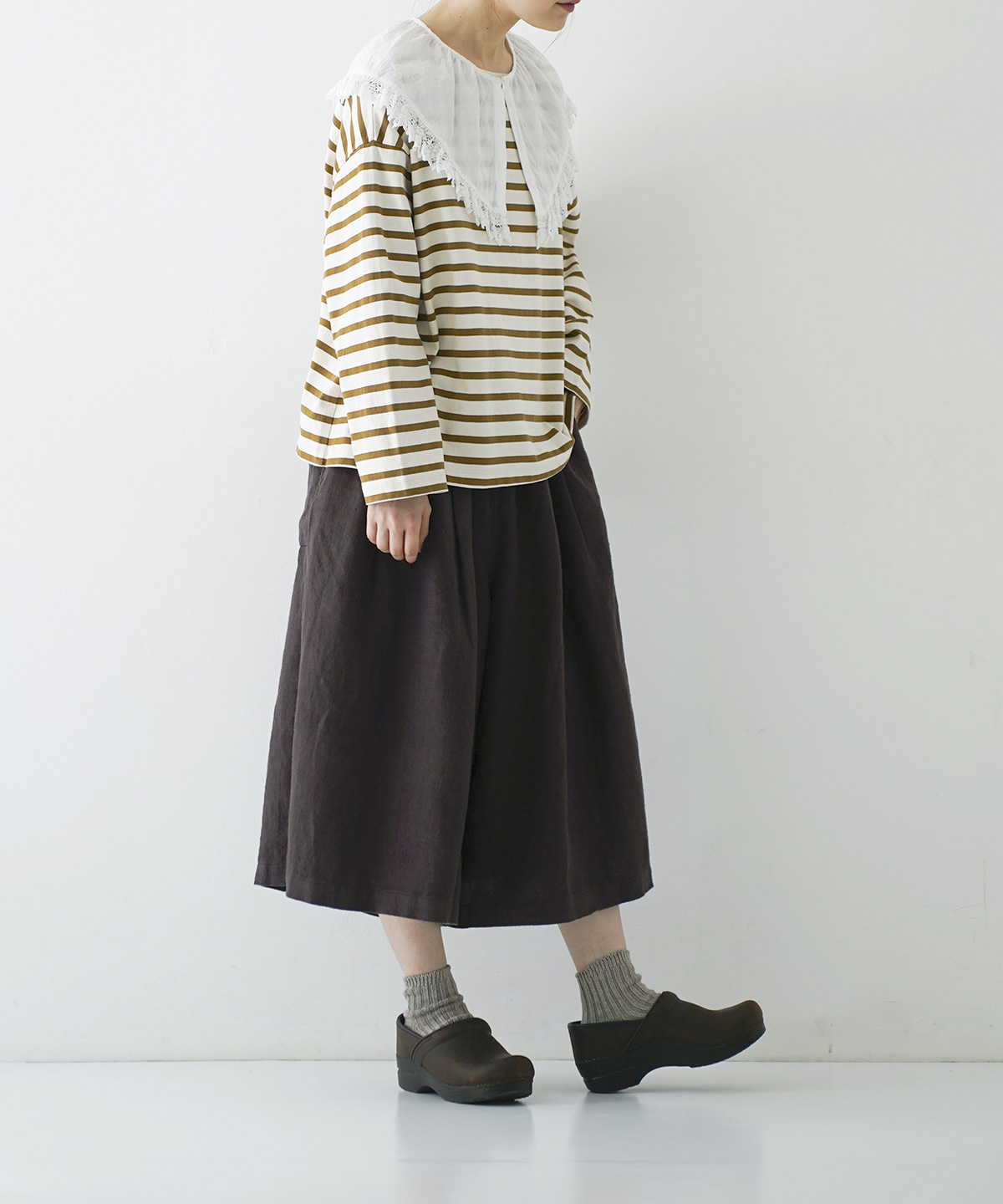 nest Robe/ リネンタックキュロットパンツ ヘビーリネンタックキュロット｜nest Robe / CONFECT ONLINE SHOP
