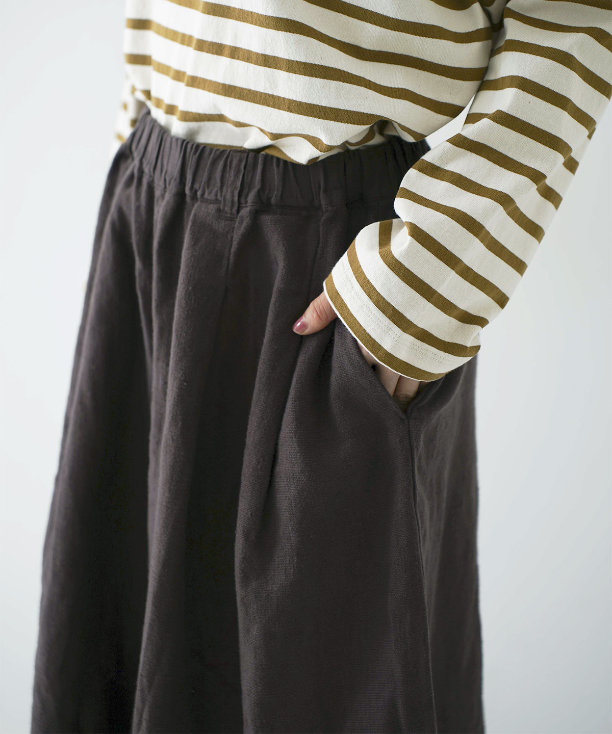 nest Robe/ リネンタックキュロットパンツ ヘビーリネンタックキュロット｜nest Robe / CONFECT ONLINE SHOP