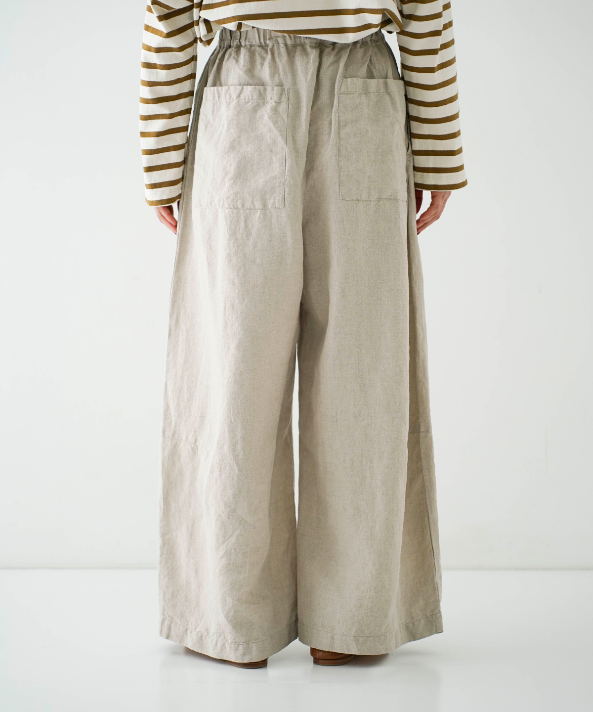 リネンワイドカーヴィーパンツ｜nest Robe / CONFECT ONLINE SHOP