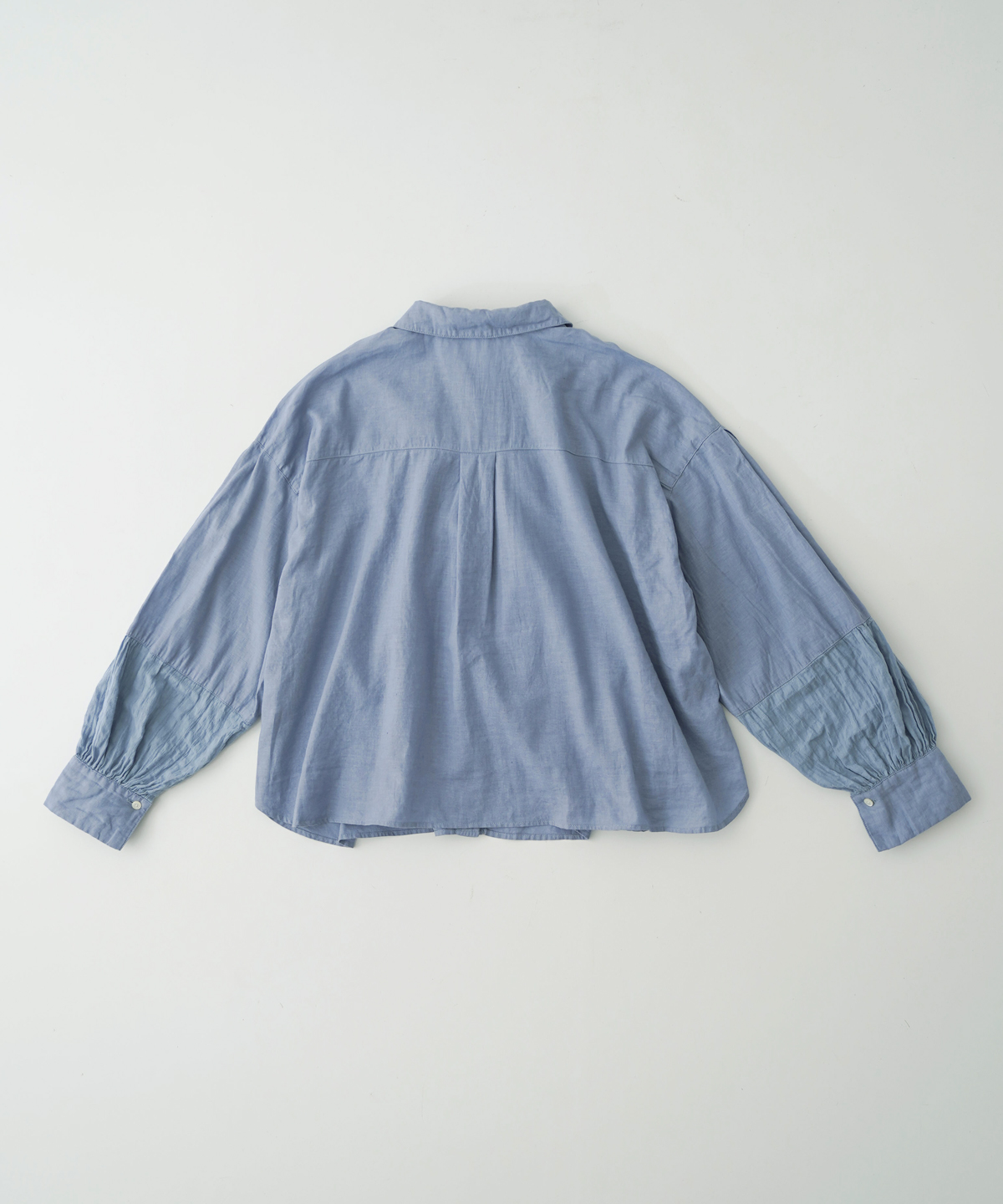 UpcycleLino】切替えスリーブブラウス｜nest Robe / CONFECT