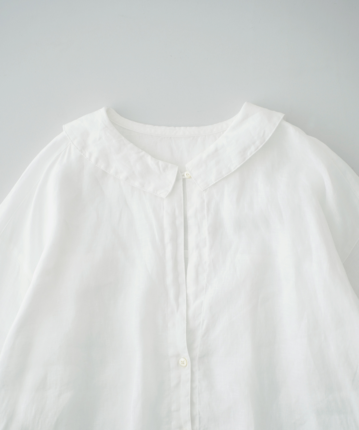 リネンルーズミディカラーシャツ｜nest Robe / CONFECT ONLINE SHOP