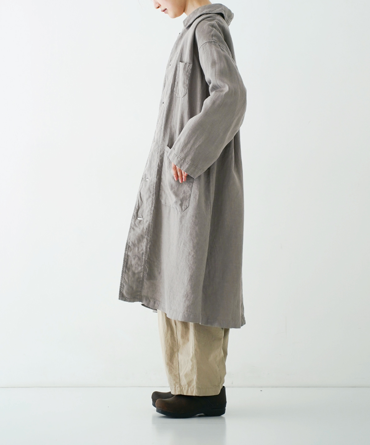 リネンステンカラーライトコート｜nest Robe / CONFECT ONLINE SHOP