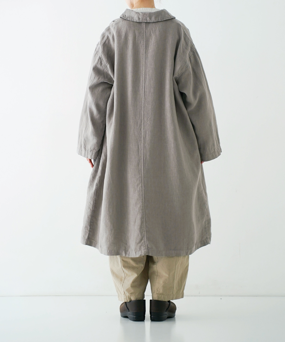 nestrobe ロングコート nest Robe 】コットンツイル超撥水 フロックロングジャケット