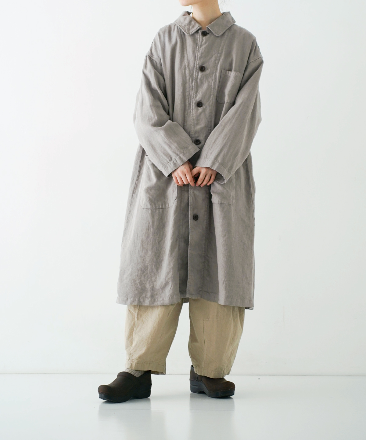 hallelujah リネンライトコート リネンステンカラーライトコート｜nest Robe / CONFECT ONLINE SHOP