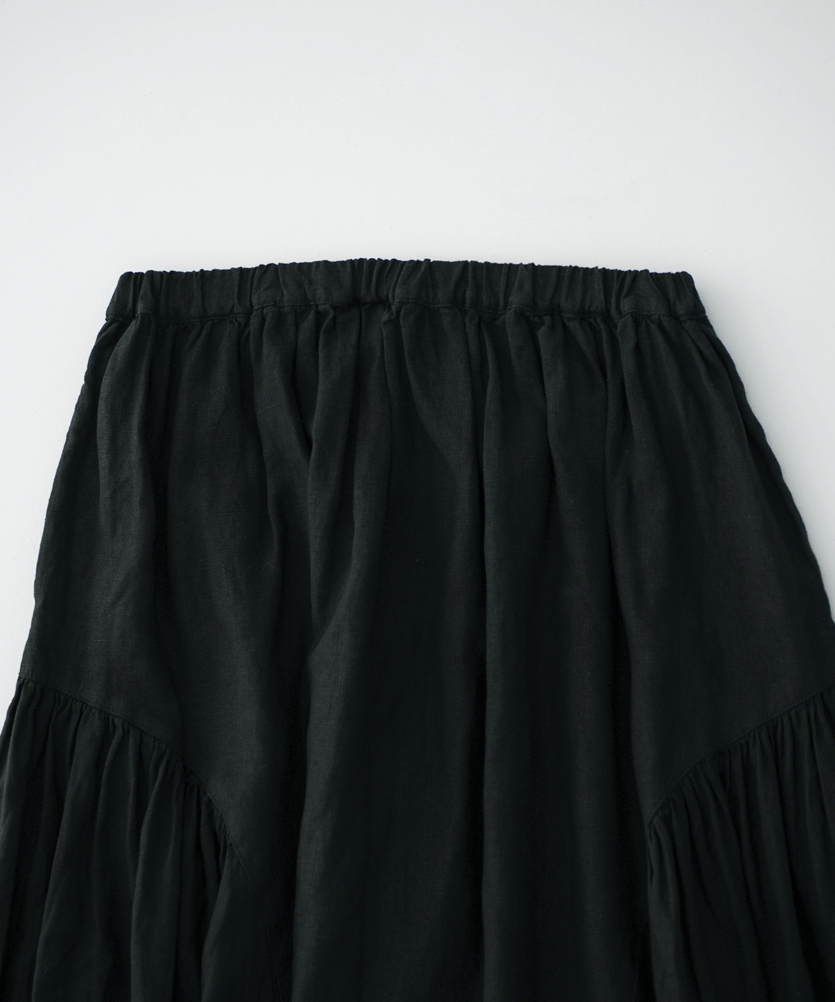 ネストローブ　リネンサイドギャザーマキシスカート リネンサイドギャザーマキシスカート｜nest Robe / CONFECT