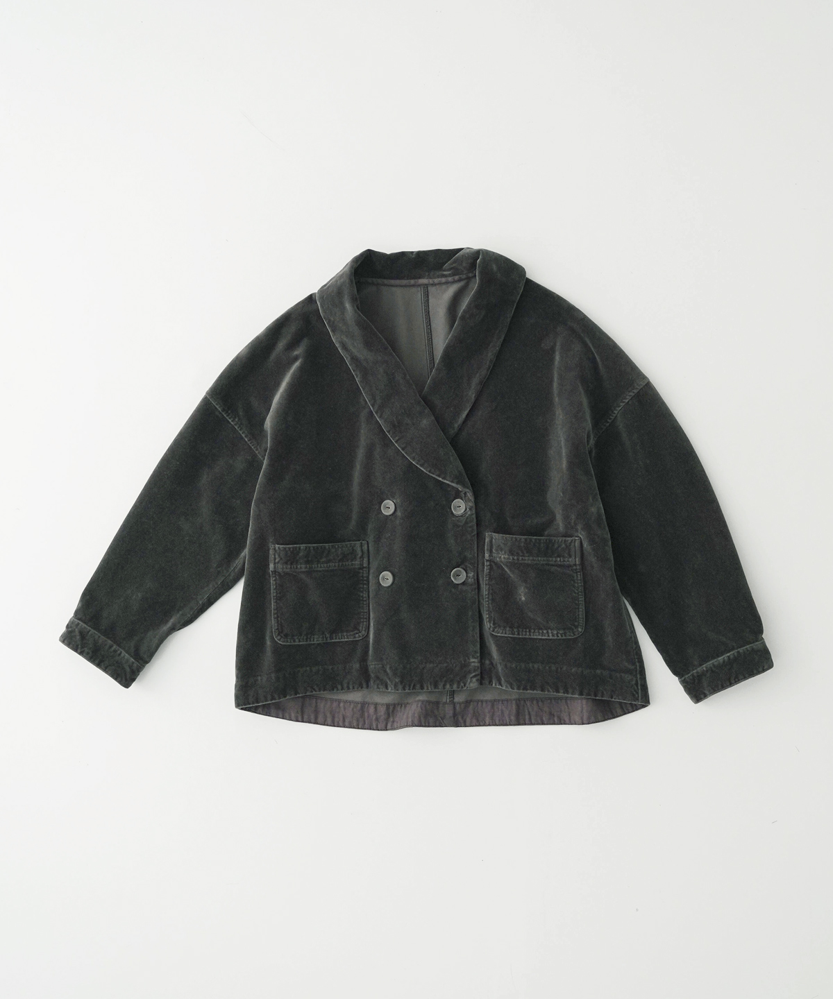 コットンベルベットダブルジャケット｜nest Robe / CONFECT ONLINE SHOP