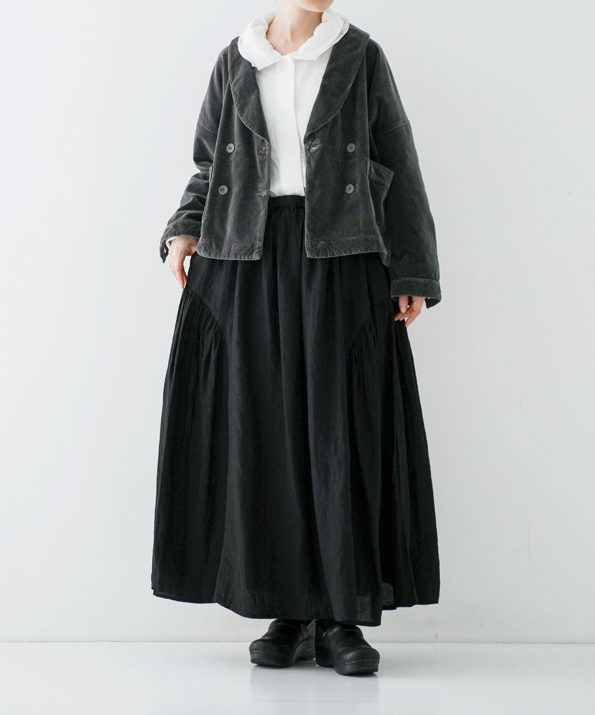 コットンベルベットダブルジャケット｜nest Robe / CONFECT ONLINE SHOP