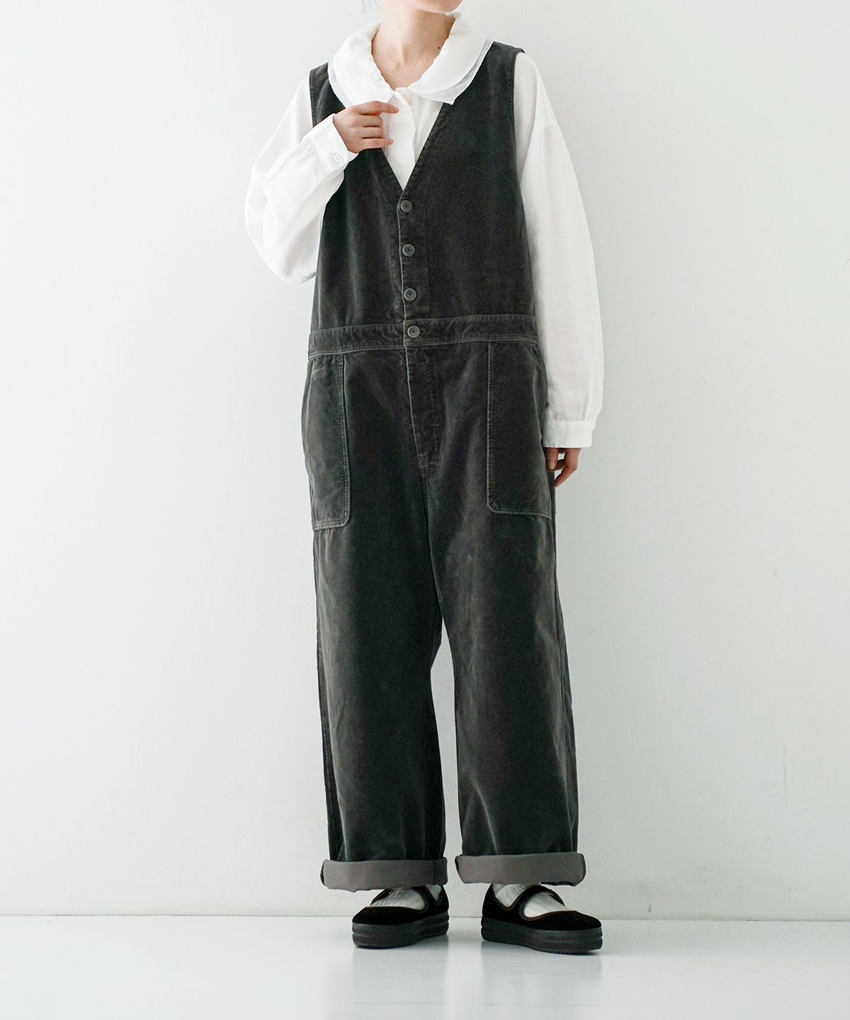 コットンベルベットサロペット｜nest Robe / CONFECT ONLINE SHOP