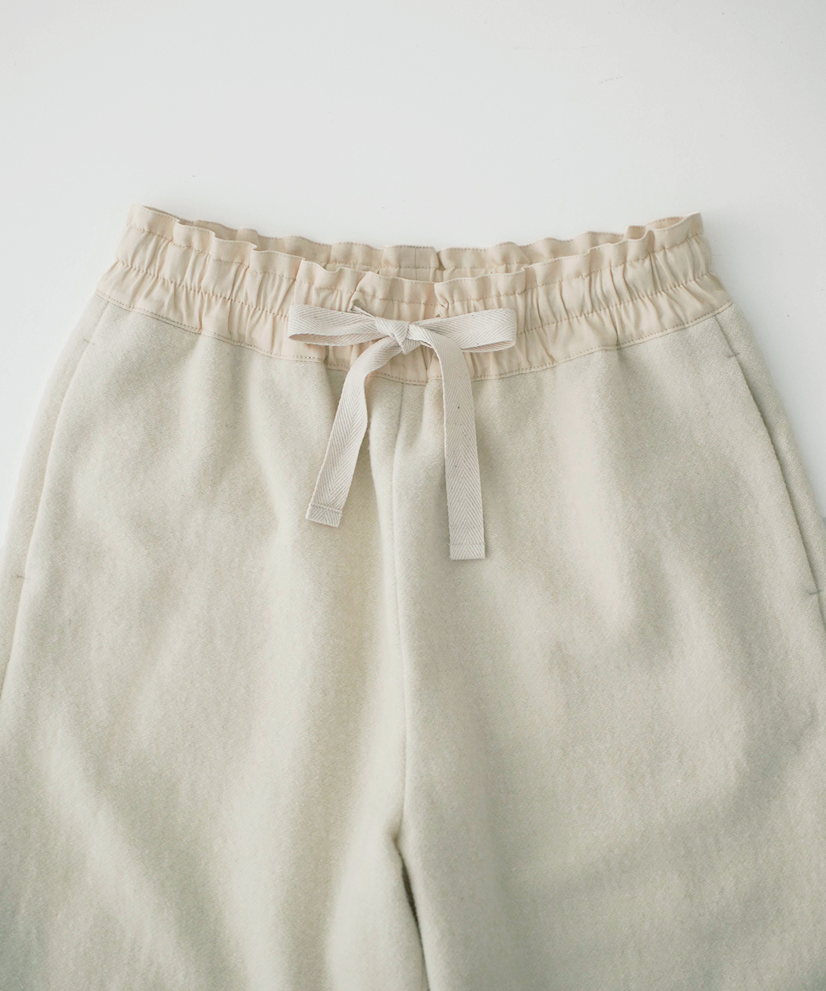 リネンウールツイードドロストパンツ｜nest Robe / CONFECT