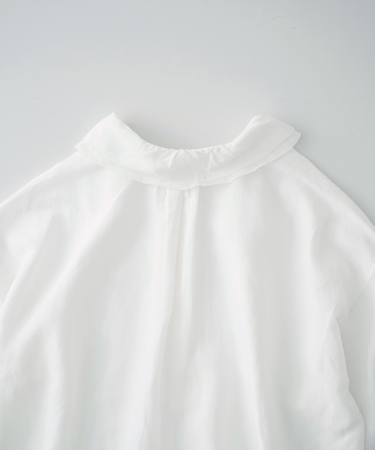 コットンリネンツイルダブルカラーシャツ｜nest Robe / CONFECT ONLINE