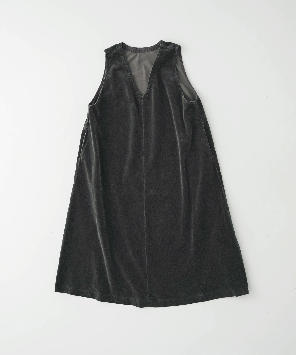 コットンベルベット2wayVネックドレス｜nest Robe / CONFECT ONLINE SHOP