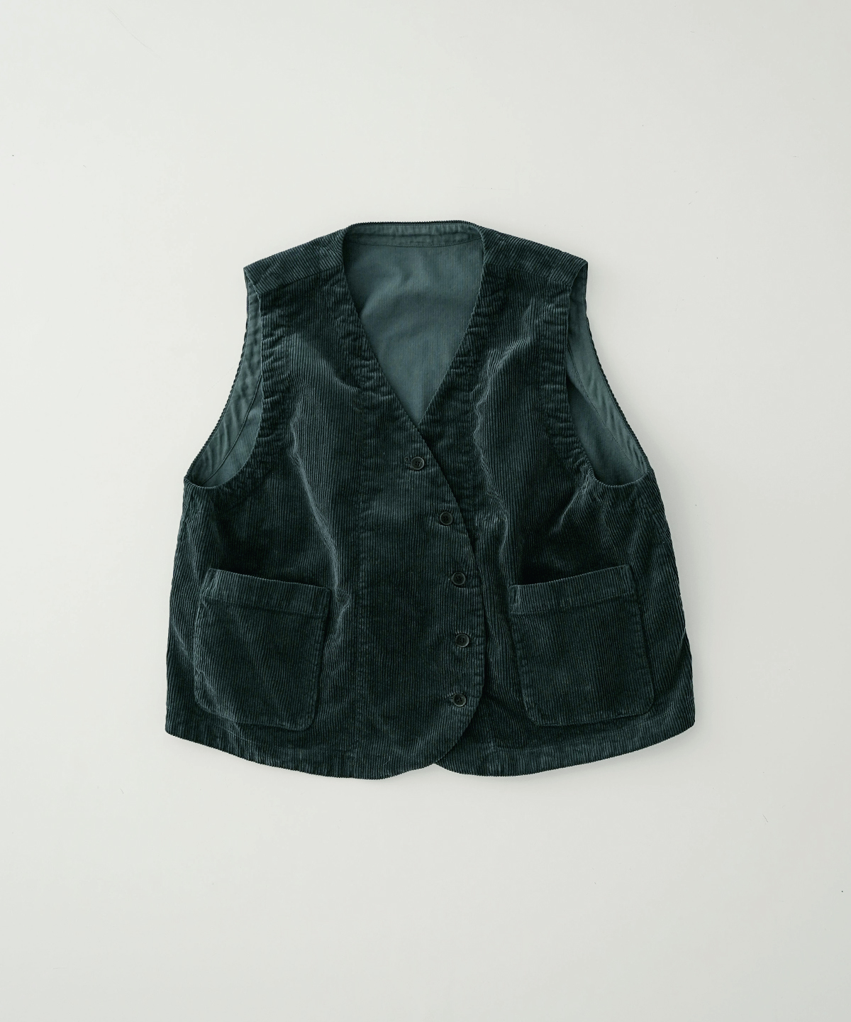 nestRobe ネストローブ リネンボタンルーズベスト リネンベスト｜nest