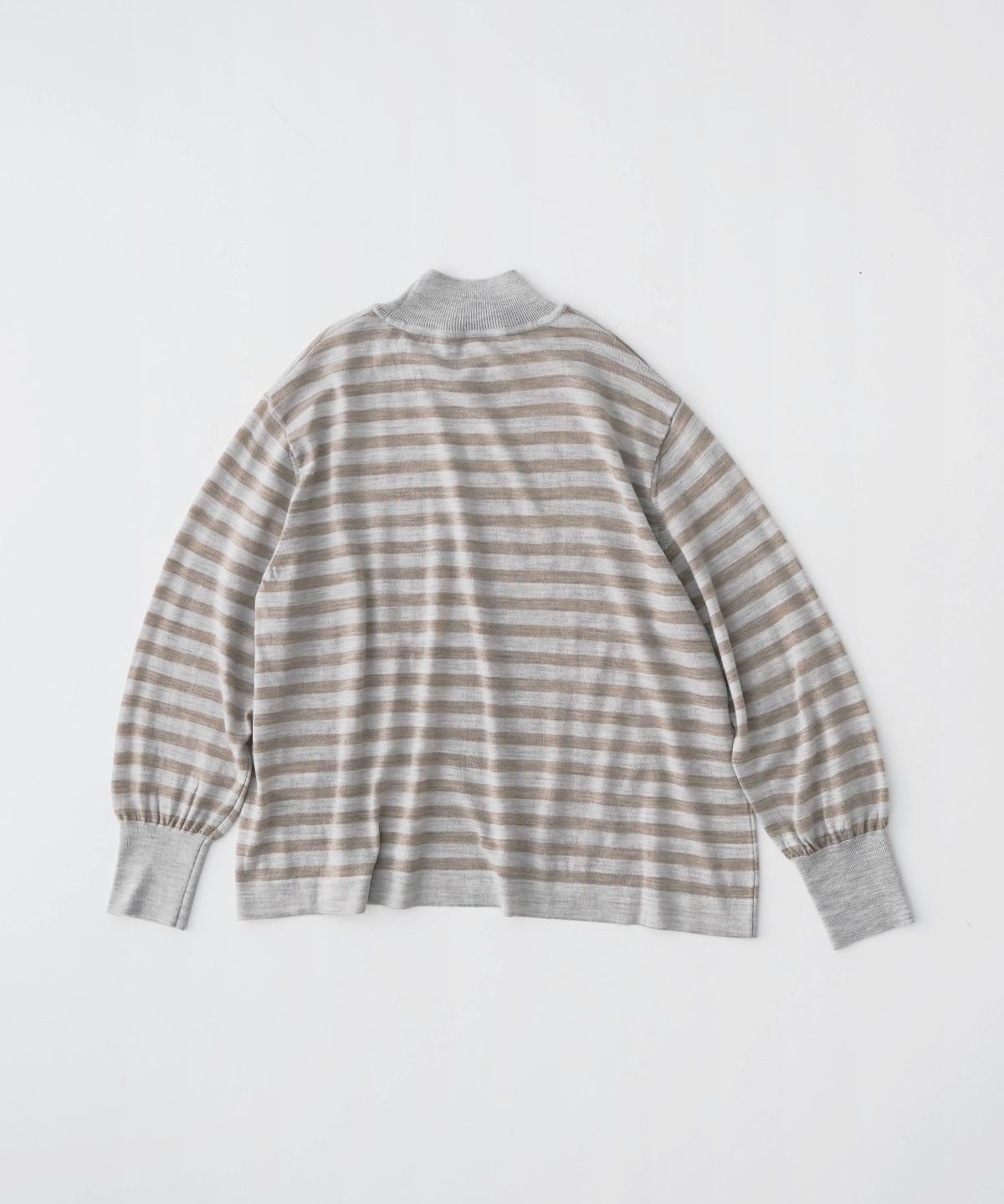14Gハイネックボーダープルオーバー｜nest Robe / CONFECT