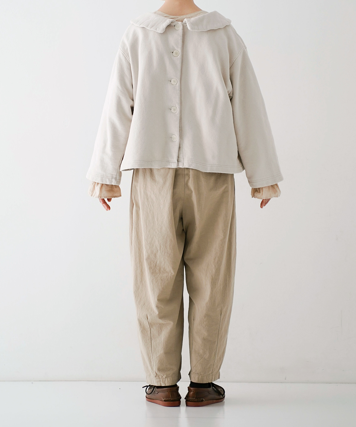 UpcycleLino] 裏毛2wayオフタートルプルオーバー｜nest Robe / CONFECT