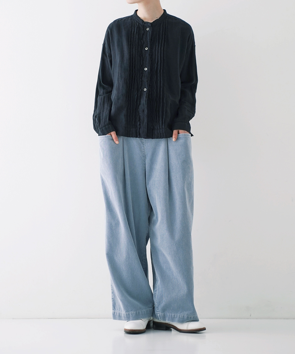 コーデュロイフロントポケットパンツ web limited｜nest Robe