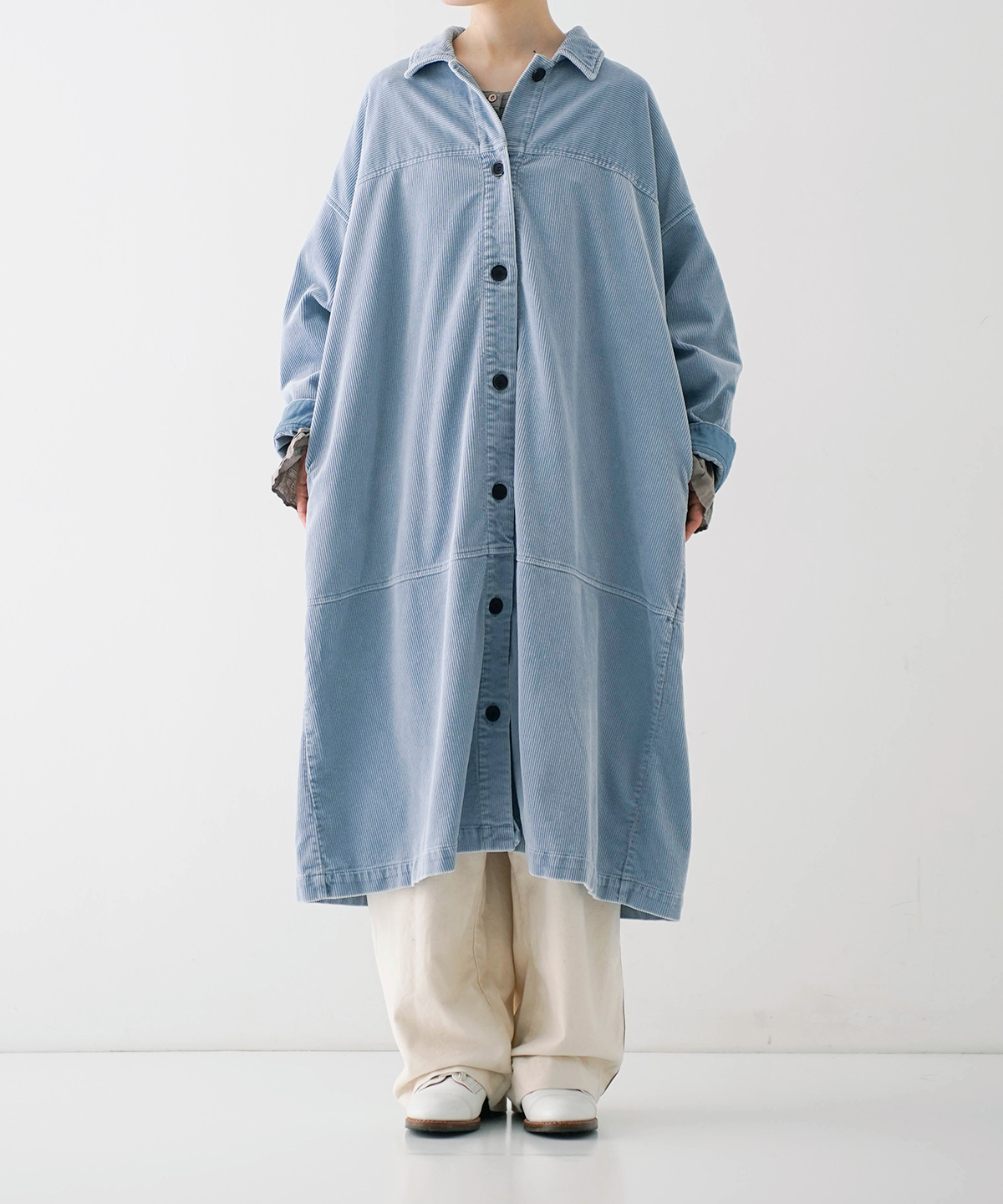 ピグメントダイコーデュロイコート｜nest Robe / CONFECT ONLINE SHOP