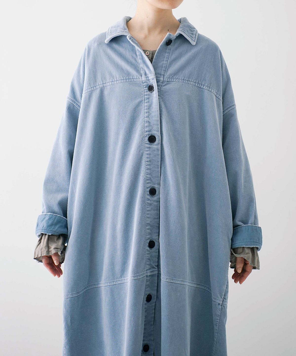 ピグメントダイコーデュロイコート｜nest Robe / CONFECT ONLINE SHOP