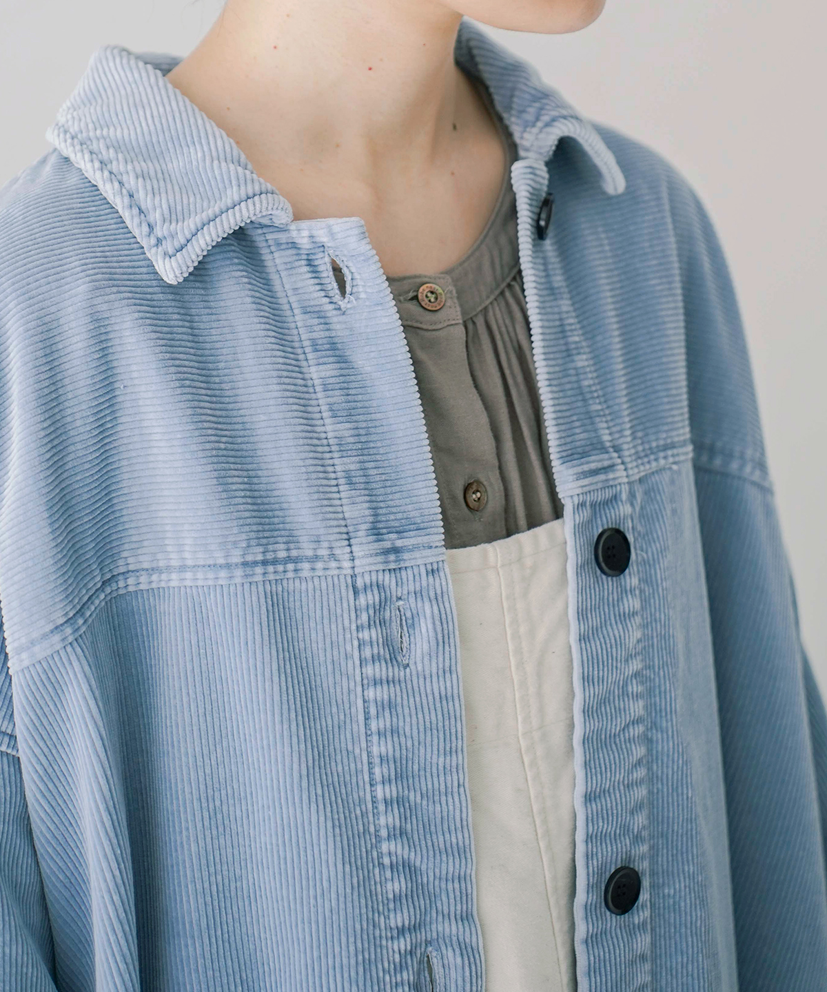 ピグメントダイコーデュロイコート｜nest Robe / CONFECT ONLINE SHOP