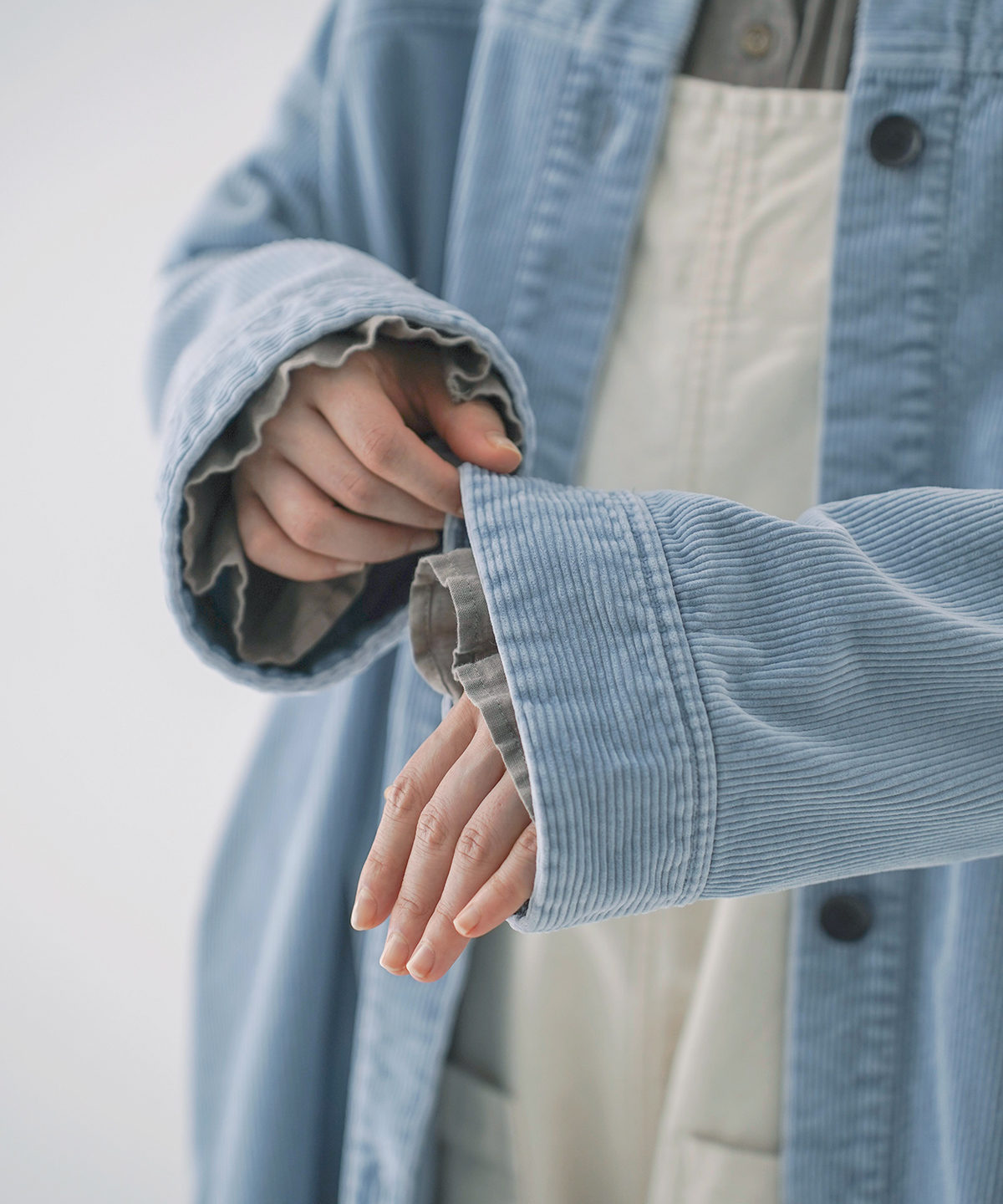 ピグメントダイコーデュロイコート｜nest Robe / CONFECT ONLINE SHOP