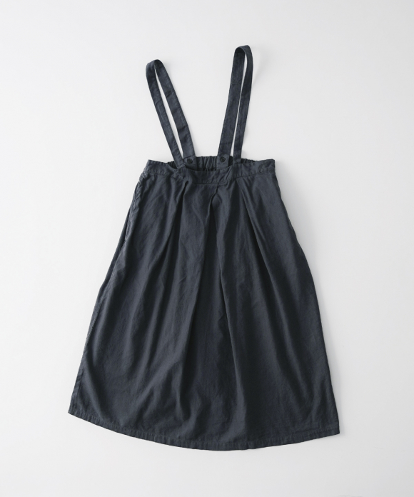 [UpcycleLino] 起毛タック吊りスカート