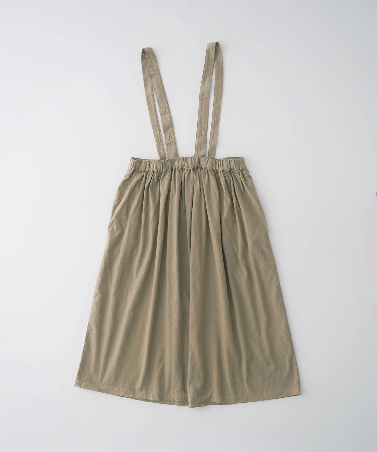 nest robe 吊りスカート UpcycleLino] 起毛タック吊りスカート｜nest Robe / CONFECT ONLINE SHOP