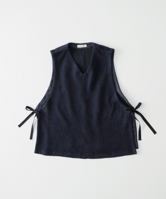 クォーターフェイスエプロンベスト