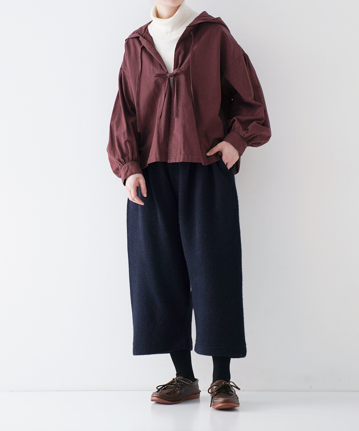 クォーターフェイスサルエル8分パンツ｜nest Robe / CONFECT ONLINE SHOP