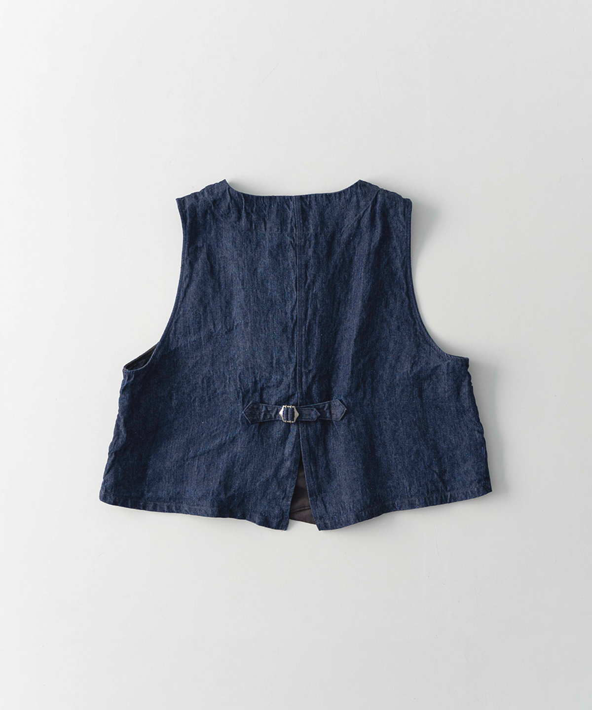 10ozリネンデニムベスト｜nest Robe / CONFECT ONLINE SHOP
