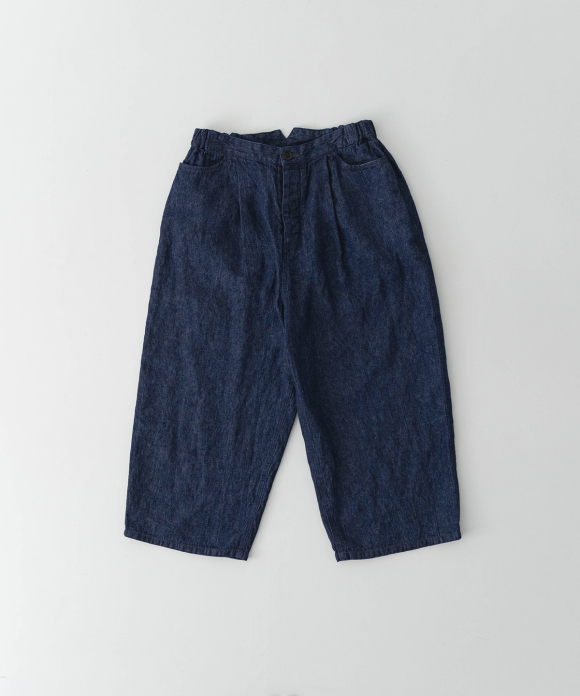 10ozリネンデニムピークバックパンツ