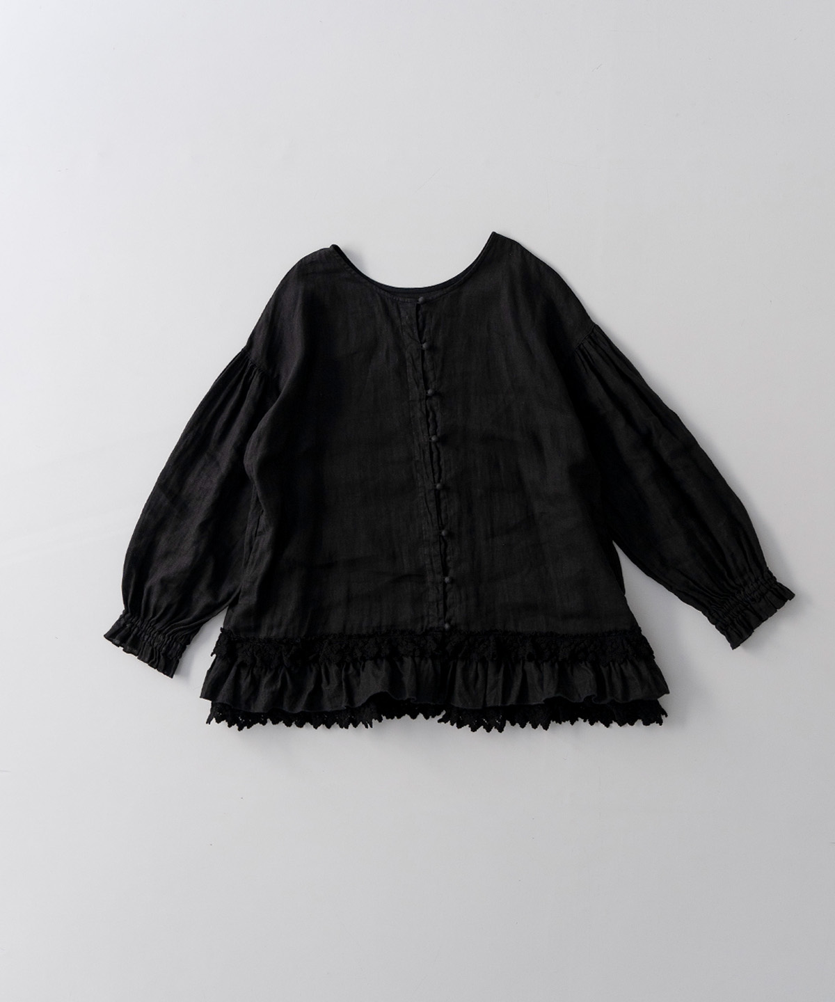 ◎60リネンレースヘムブラウス｜nest Robe / CONFECT ONLINE SHOP