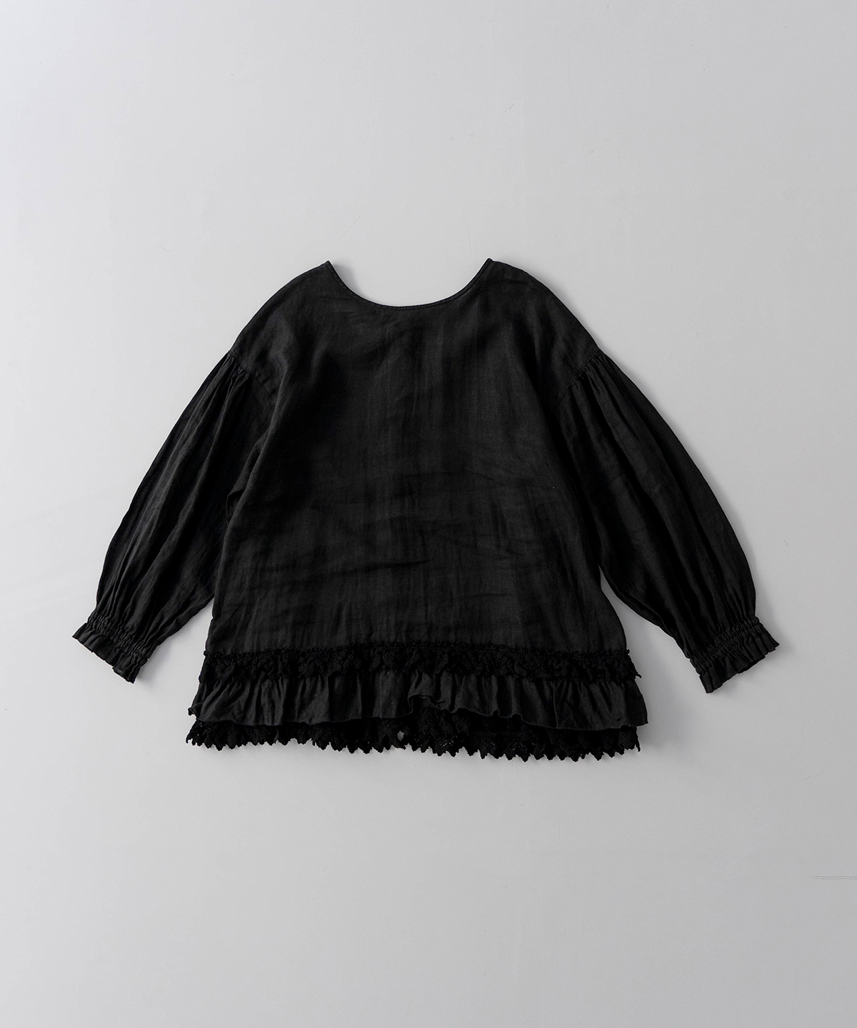 ◎60リネンレースヘムブラウス｜nest Robe / CONFECT ONLINE SHOP