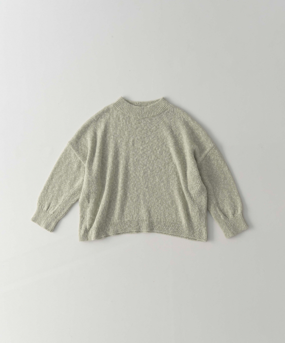 ◎ウール綿スラブドルマンニット