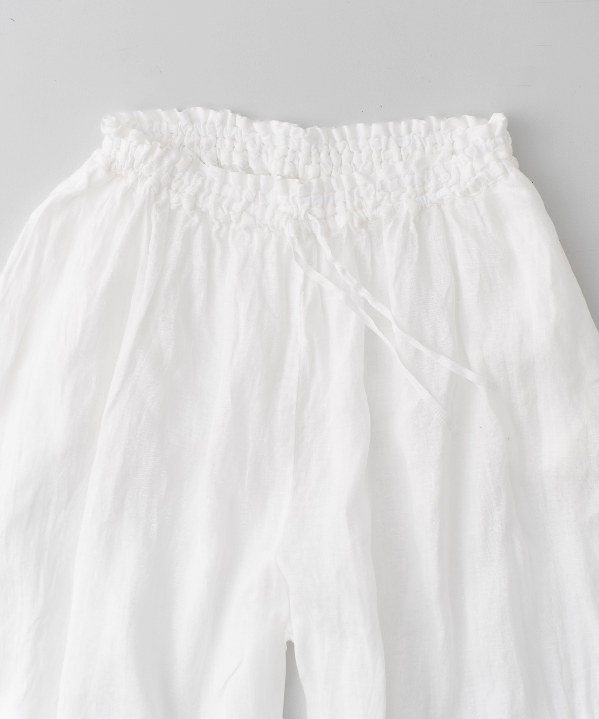 60リネンレースギャザーペチパンツ｜nest Robe / CONFECT ONLINE SHOP