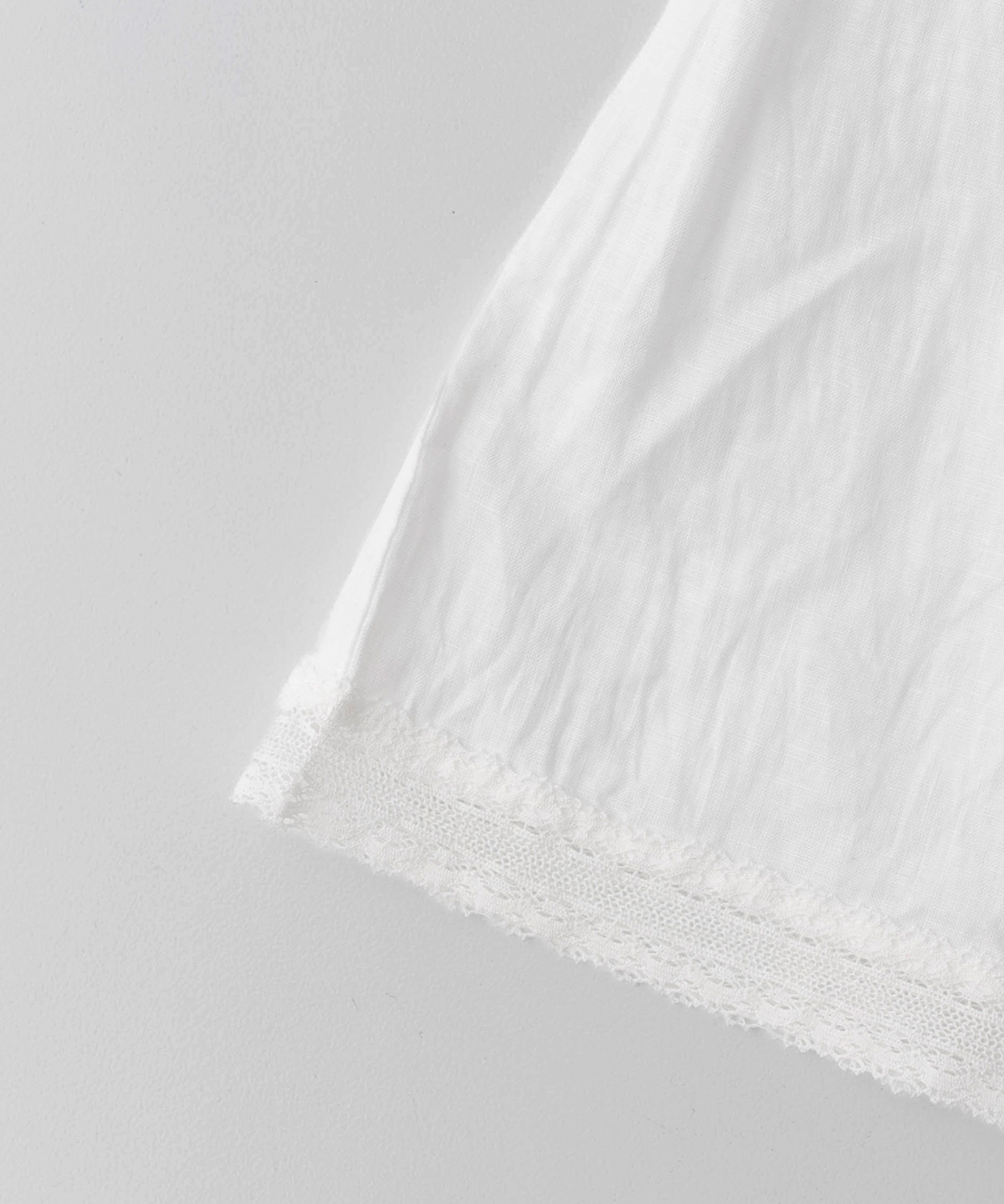 60リネンレースギャザーペチパンツ｜nest Robe / CONFECT ONLINE SHOP