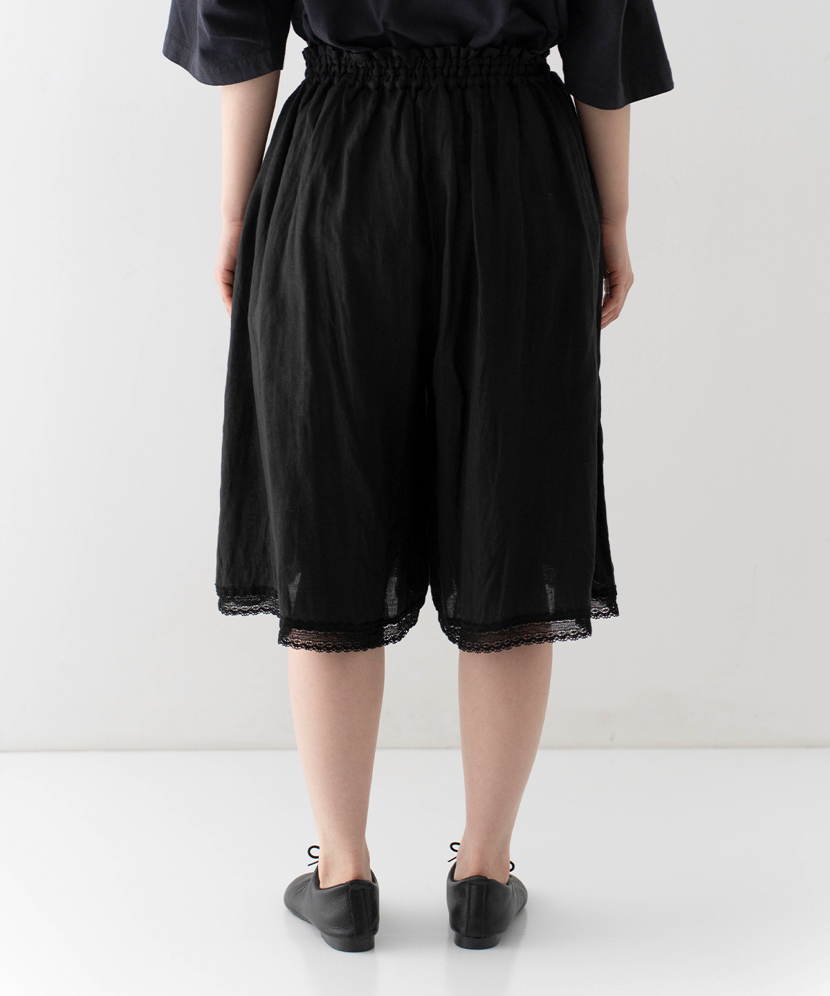 60リネンレースギャザーペチパンツ｜nest Robe / CONFECT ONLINE SHOP