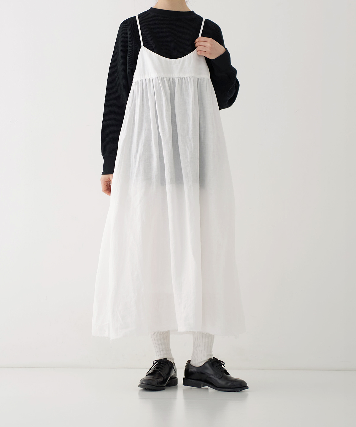 リネンキャミワンピース ルーズフィット｜nest Robe / CONFECT ONLINE SHOP