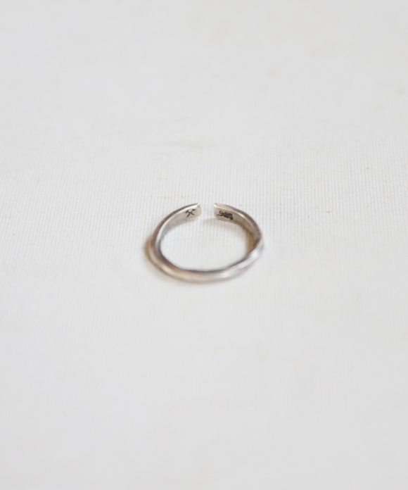 STUDEBAKER METALS  / CUFF RING (SILVER TWISTED)