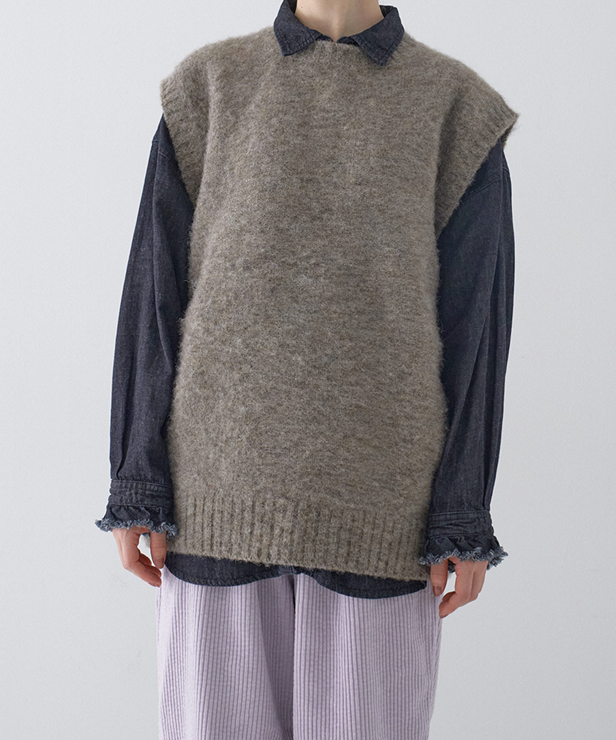 ShetlandWoollen】ニットベスト｜nest Robe ONLINE SHOP