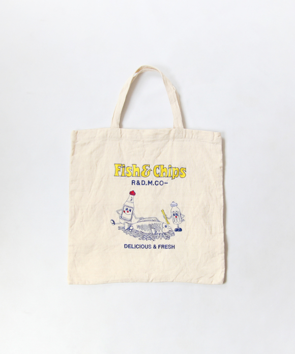 R&D.M.Co- / FISH&CHIPS TOTE BAG