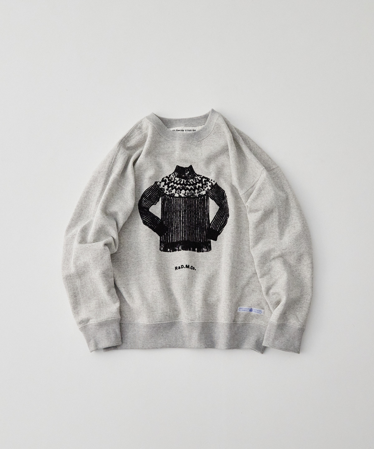 R&D.M.Co- / OMT-RD別注 PRINT CREW SWEAT｜nest Robe ONLINE SHOP