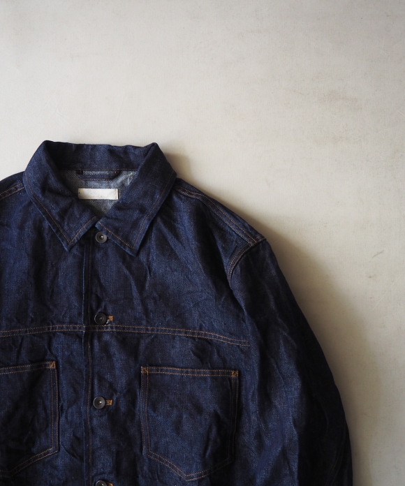 12.5ozリネンデニムGジャン|nest Robe ONLINE SHOP