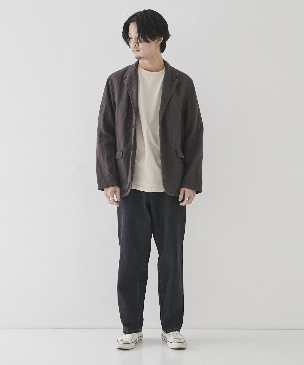 インターライニングリネンテーラードジャケット|nest Robe ONLINE SHOP