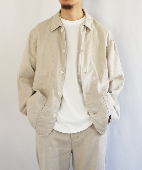 UpcycleLino】ツイル カバーオール |nest Robe ONLINE SHOP