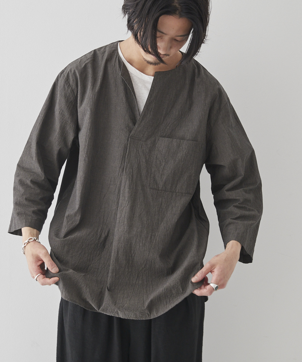 ウェーブボイルスキッパープルオーバー｜nest Robe ONLINE SHOP