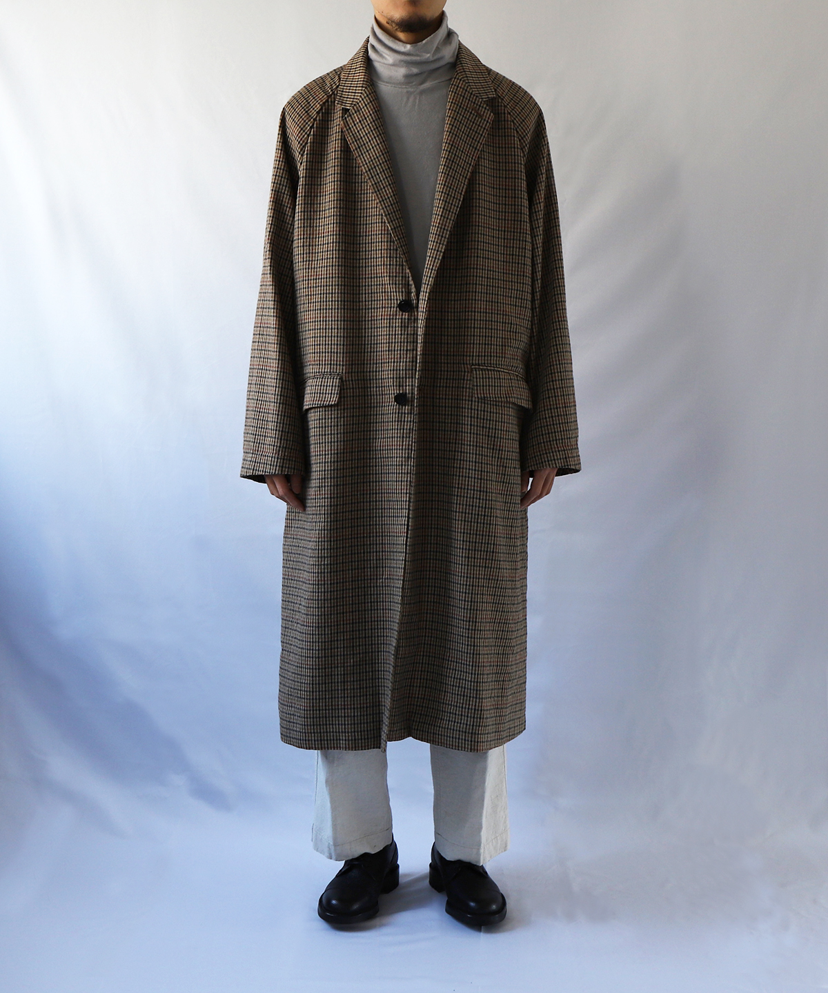 CONFECT Check Ulster Coat コート comoli - ステンカラーコート