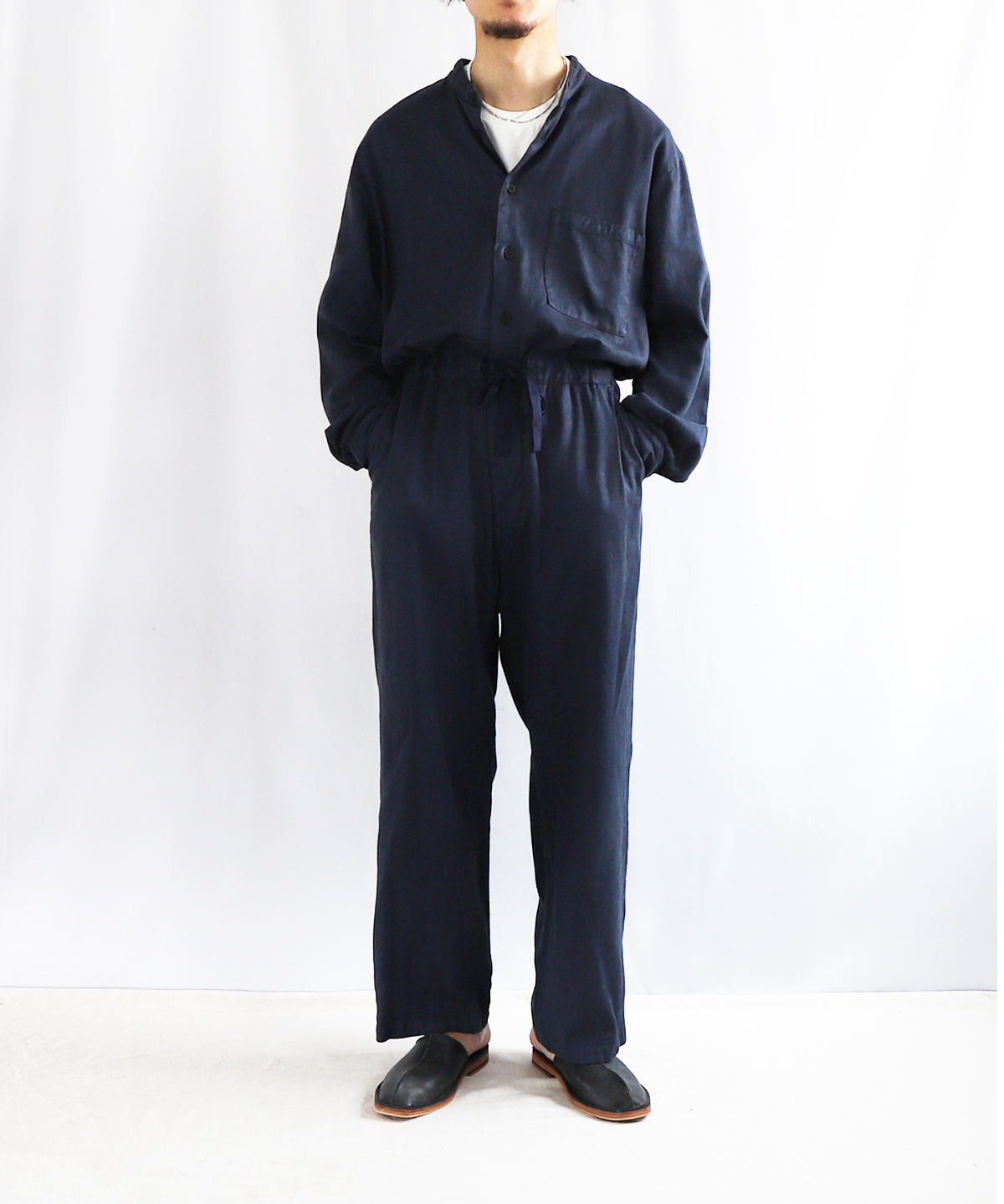 UpcycleLino】ツイルオールインワン new color｜nest Robe / CONFECT 